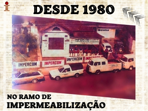 Sede antiga da Impercom com ano de fundação 1980